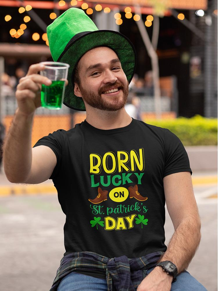 Born Lucky T-shirt -Image by Shutterstock