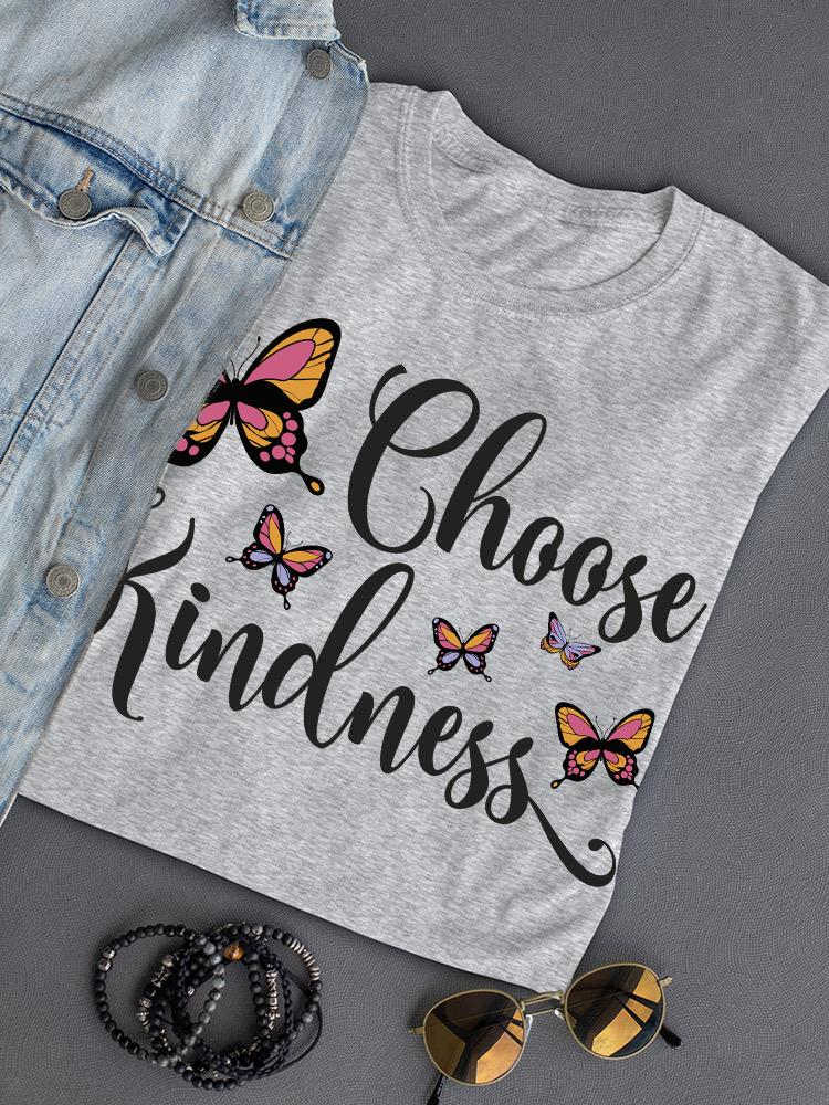Choose Kindness Butterfly T-shirt -SmartPrintsInk Designs