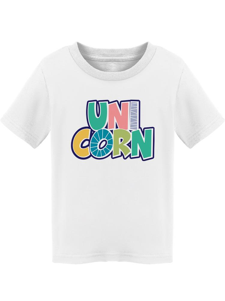 Unicorn Multicolored Tee Toddler's -Image by Shutterstock