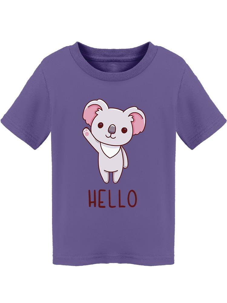 Koala Waving Paw Tee Toddler's -Image by Shutterstock