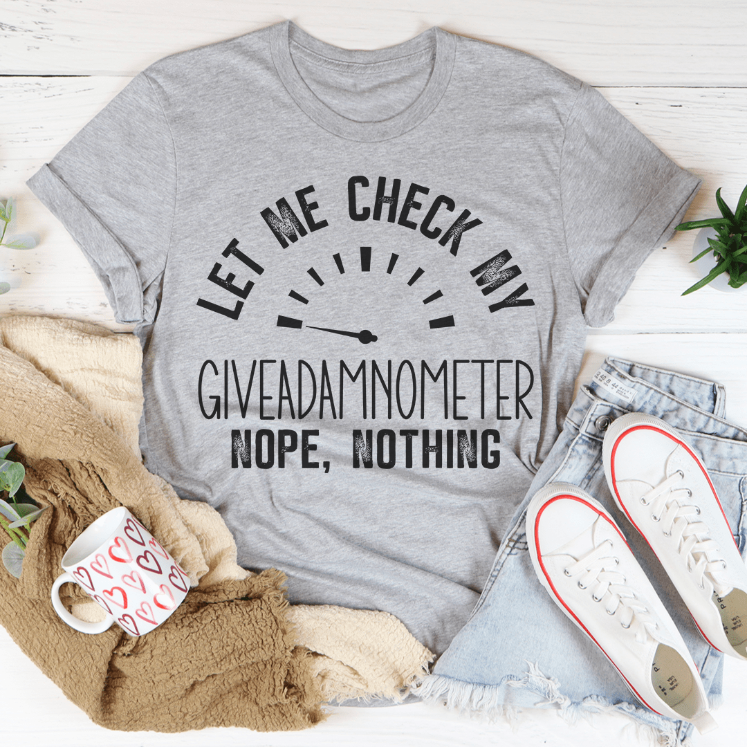 Giveadamnometer T-Shirt