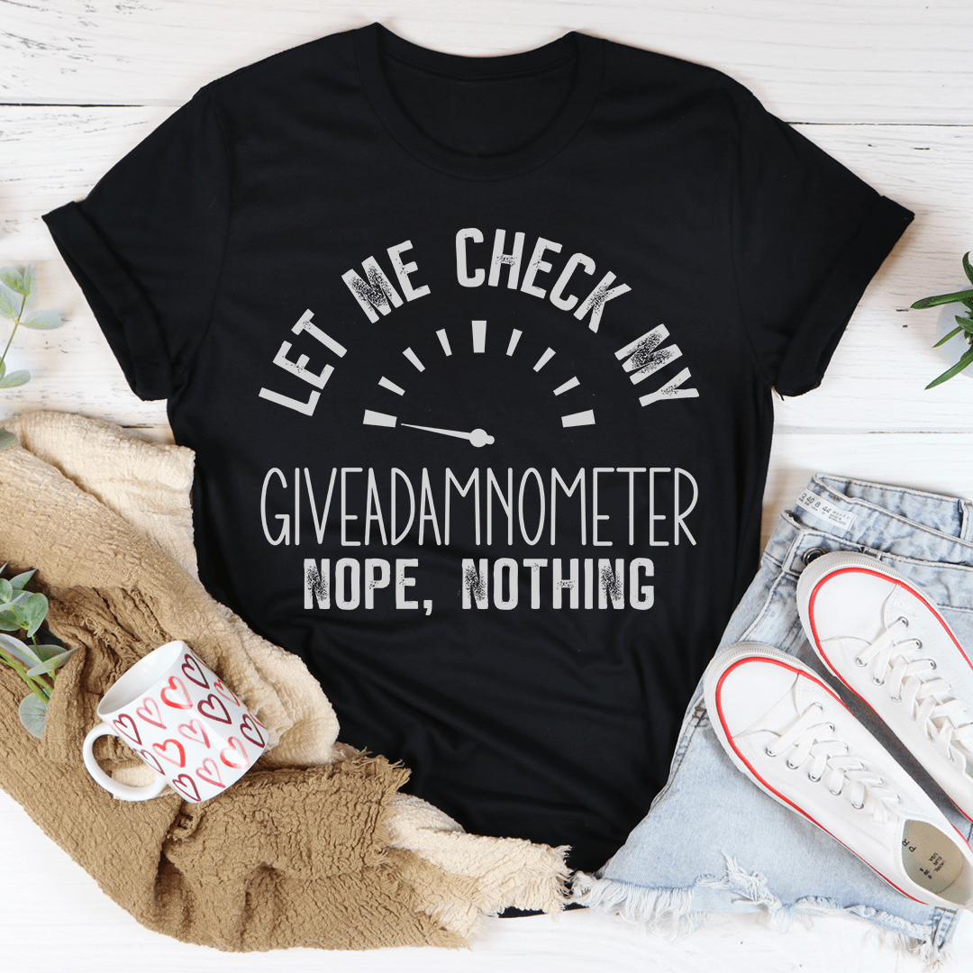 Giveadamnometer T-Shirt