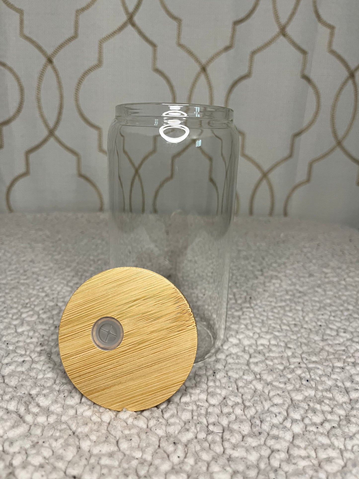 16oz Clear Glass Sublimation Tumbler
