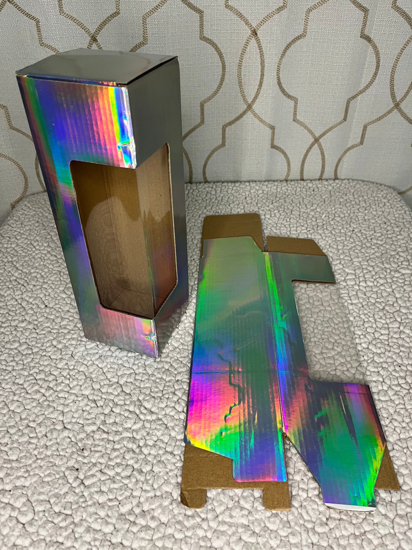 Holographic Tumbler Display Window Box