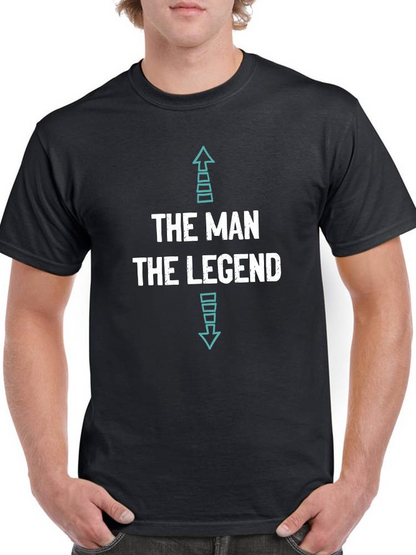 The Man And The Legend T-shirt -SmartPrintsInk Designs