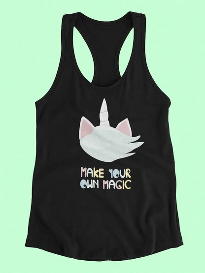 Make Your Own Magic Unicorn Racerback Tank Women's -Image by Shutterstock